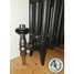 CI-SH450-08-PITCHBLACK-CG00 - Shelbourne 3 Column Victorian Cast Iron Radiator H450mm x W453mm CI-SH450-08-PITCHBLACK-CG00 - Shelbourne 3 Column Victorian Cast Iron Radiator H450mm x W453mm